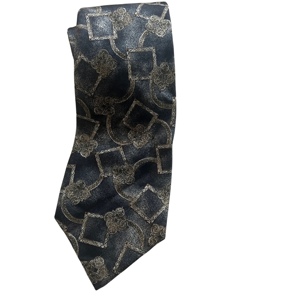 Barrington Blue and Gray Silk Tie